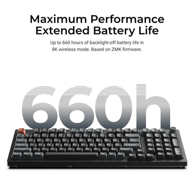 Keychron - V5 Ultra 8K Wireless Custom Mechanical Keyboard - Bezprzewodowa Klawiatura Mechaniczna