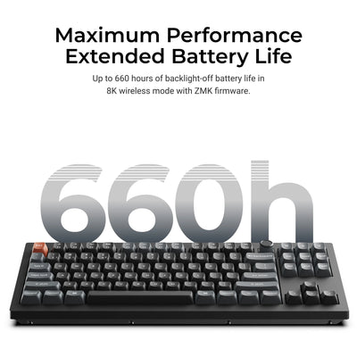 Keychron - V3 Ultra 8K Wireless Custom Mechanical Keyboard - Bezprzewodowa Klawiatura Mechaniczna