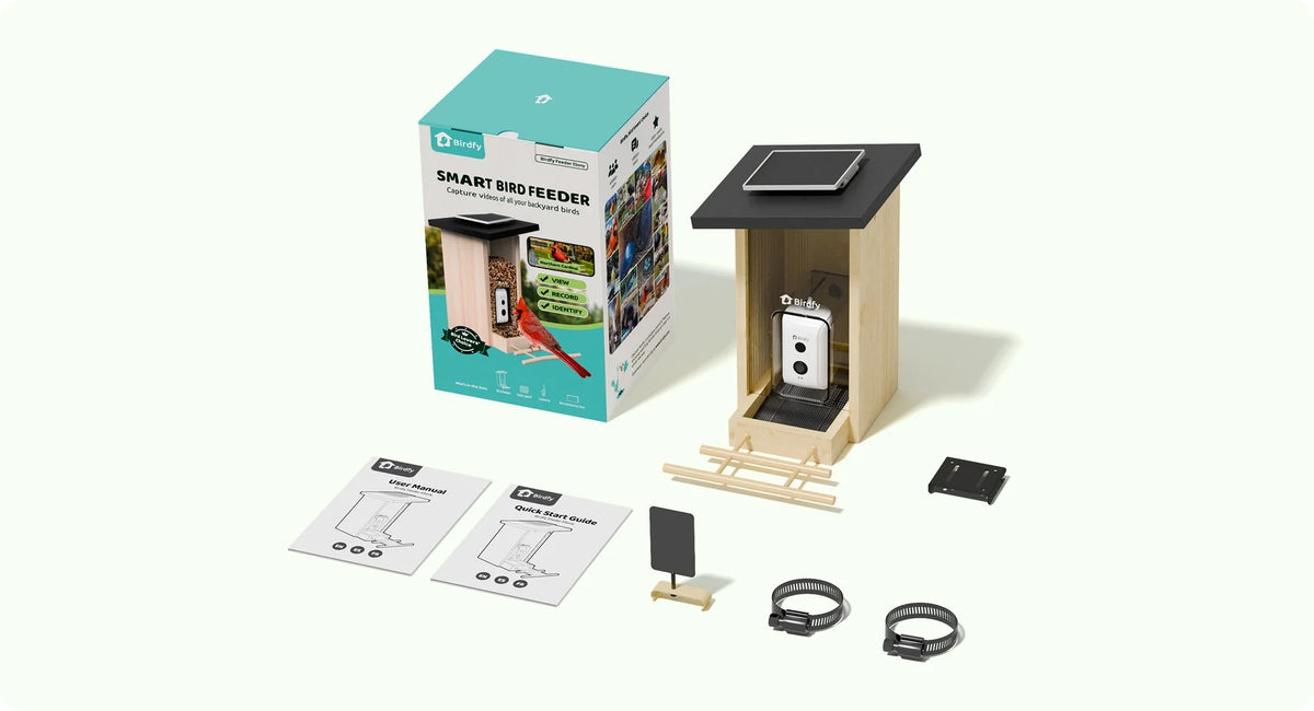 Birdfy - Feeder Ebony - Budka dla Ptaków z Kamerą