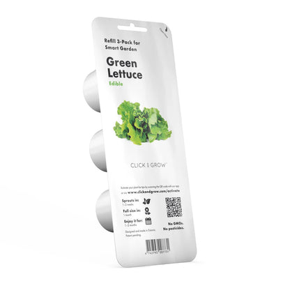 Click & Grow - Smart Garden Refill Green Lettuce - Starter do Uprawy z Nasionami - Sałata Siewna