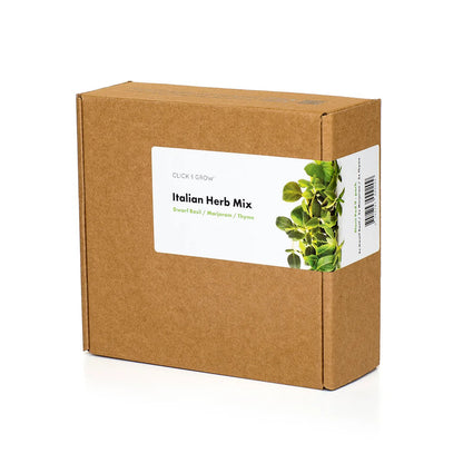 Click & Grow - Smart Garden Refill Italian Herb Mix - Starter do Uprawy z Nasionami - Mieszanka Włoskich Ziół