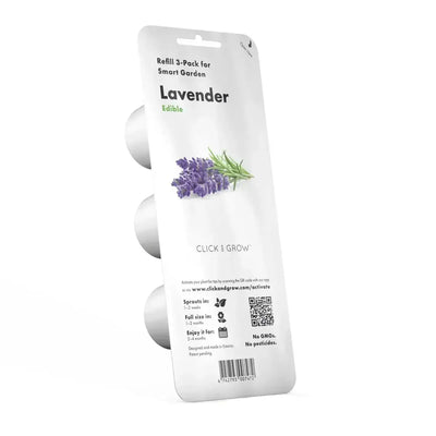 Click & Grow - Smart Garden Refill Lavender - Starter do Uprawy z Nasionami - Lawenda