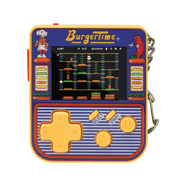 Evercade - Super Micro - Burger Time Retro Mini Console - Mini Konsola Retro Brelok