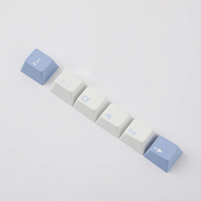AULA - F75 Wireless Mechanical Keyboard - Bezprzewodowa Klawiatura Mechaniczna - Sea Salt Blue