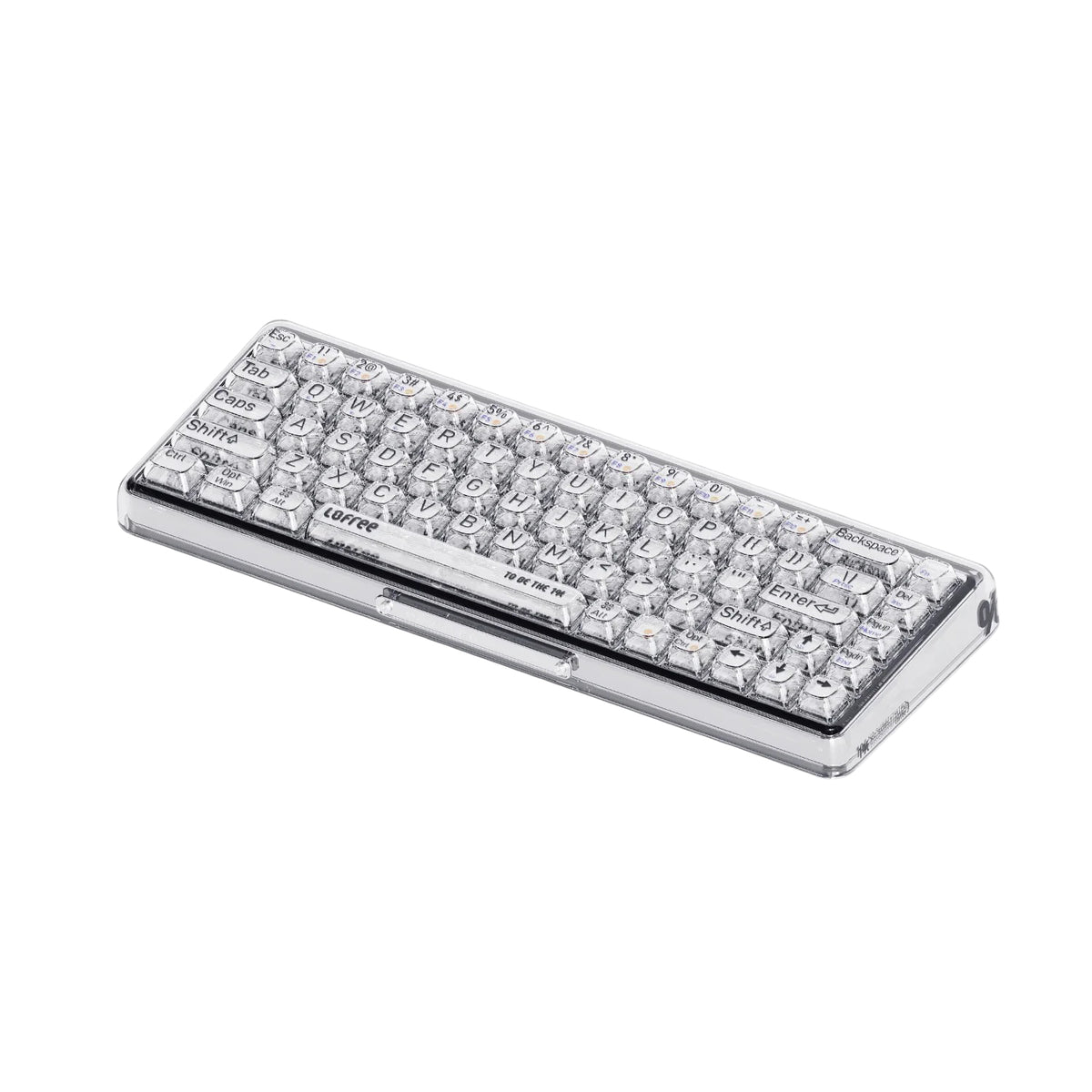 Lofree - 1% Mechanical Keyboard - Klawiatura Mechaniczna Transparent
