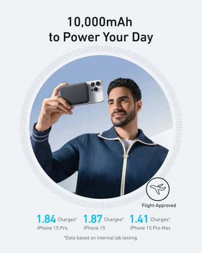 Anker - MagGo Power Bank (10K, Slim) - Slim Powerbank 10000 mAh
