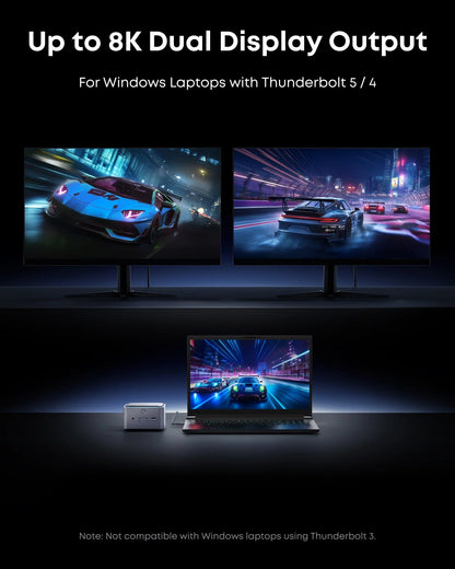 Anker - Prime TB5 Docking Station (14-in-1, 8K, Thunderbolt 5) - Hub USB-C TB5