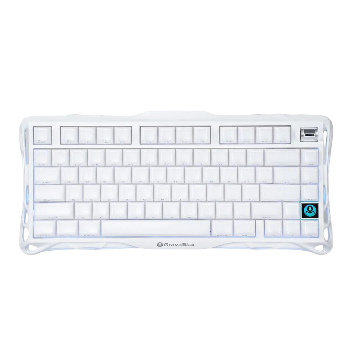GravaStar - Mercury K1 Opaline White - Wireless Mechanical Keyboard Special Edition - Klawiatura Mechaniczna