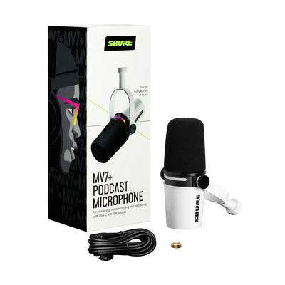 Shure - MV7+ Podcast Microphone - Mikrofon do podcastów