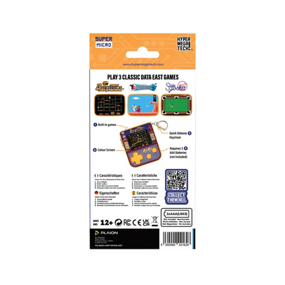 Evercade - Super Micro - Burger Time Retro Mini Console - Mini Konsola Retro Brelok