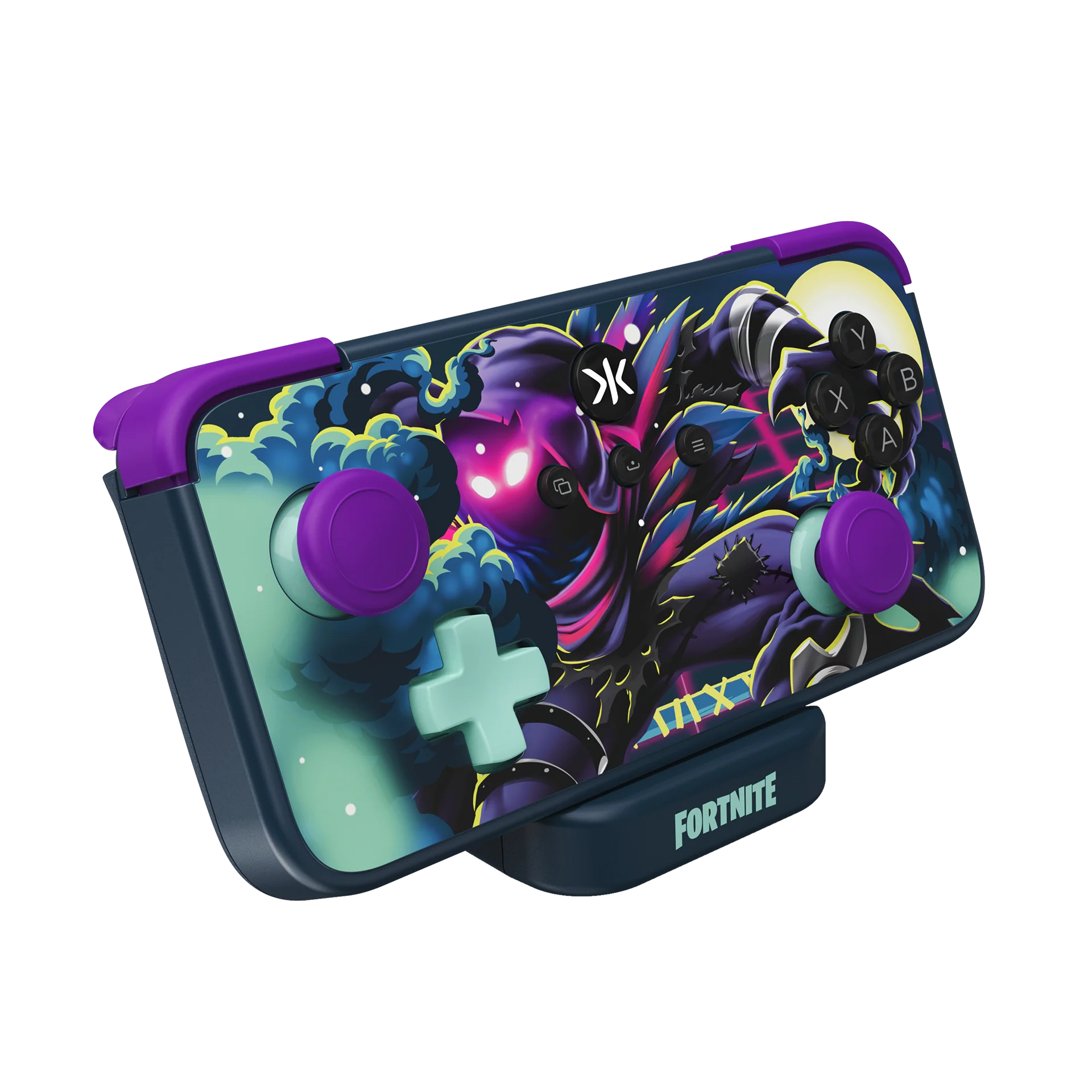 CRKD - NEO S Peely / Raven Fortnite Edition with Charging Dock - Kontroler Bezprzewodowy ze Stacją Ładującą