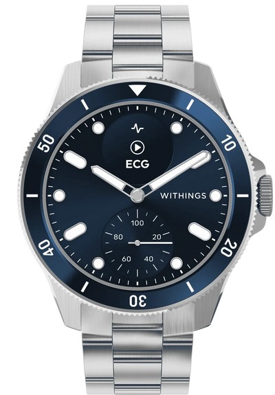 Withings - ScanWatch Nova - Elegancki Smartwatch Monitorujący Zdrowie 42 mm