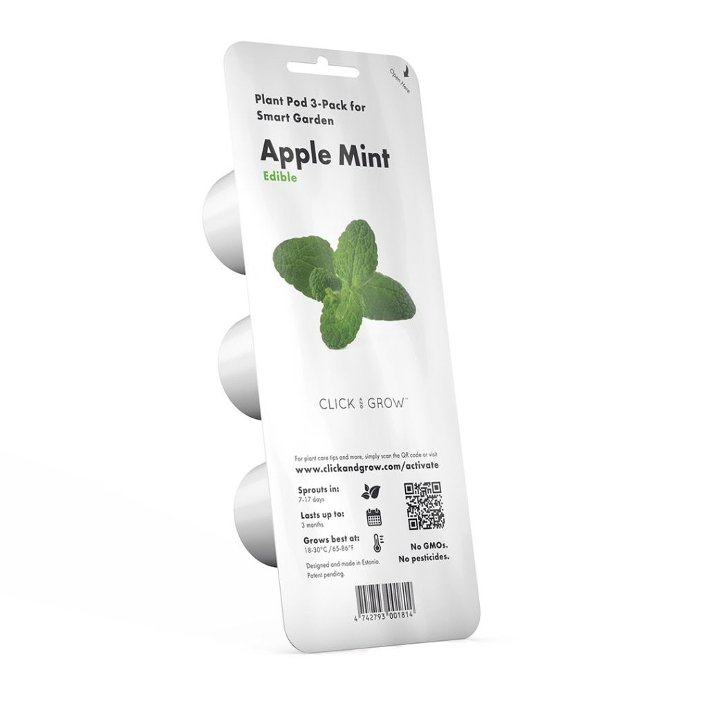 Click & Grow - Smart Garden Refill Apple Mint - Starter do Uprawy z Nasionami - Mięta Jabłkowa