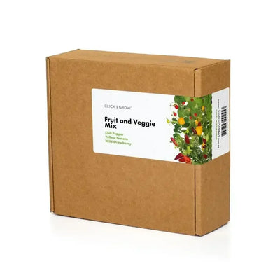 Click & Grow - Smart Garden Refill Fruit and Veggie Mix - Starter do Uprawy z Nasionami - Mieszanka Owoców i Warzyw
