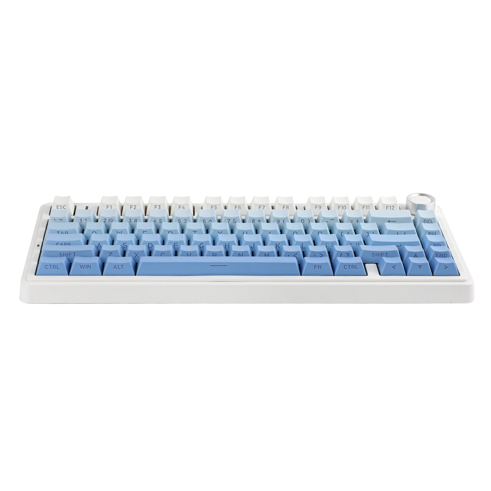 AULA - F75 Wireless Mechanical Keyboard - Bezprzewodowa Klawiatura Mechaniczna - Gradient Blue Side-Engraved