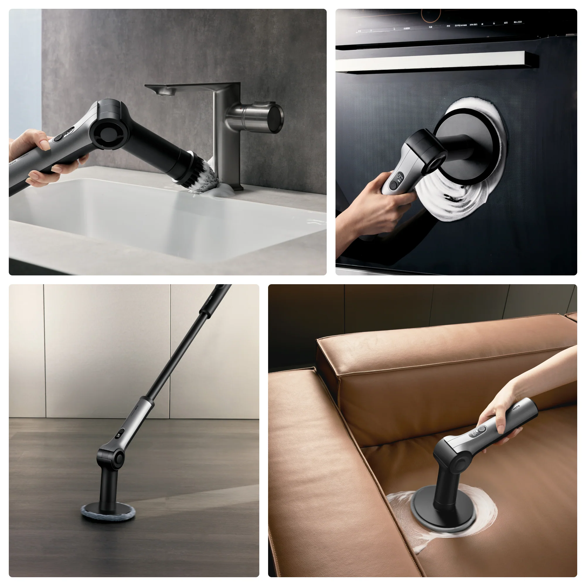 HOTO - HOTO Flexi™ Cordless Spin Scrubber - Wielofunkcyjna Szczotka Elektryczna