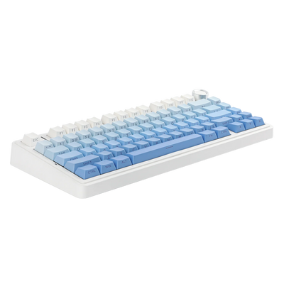 AULA - F75 Wireless Mechanical Keyboard - Bezprzewodowa Klawiatura Mechaniczna - Gradient Blue Side-Engraved