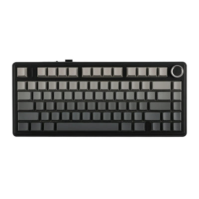 AULA - F75 Wireless Mechanical Keyboard - Bezprzewodowa Klawiatura Mechaniczna - Gradient Grey Side-Engraved