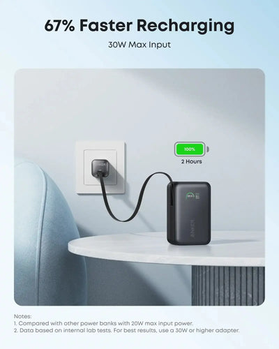 Anker - Nano Power Bank (10K, 45W) - Powerbank 10000 mAh