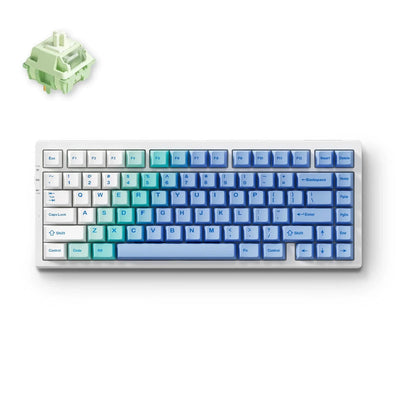 MCHOSE - G75 Pro Tri-Mode Arctic Snow - Bezprzewodowa Klawiatura Mechaniczna