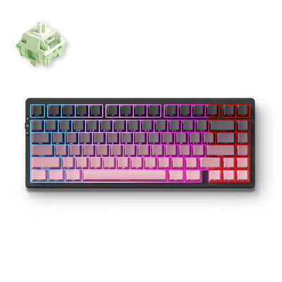 MCHOSE - G75 Pro Tri-Mode Black Pink - Bezprzewodowa Klawiatura Mechaniczna