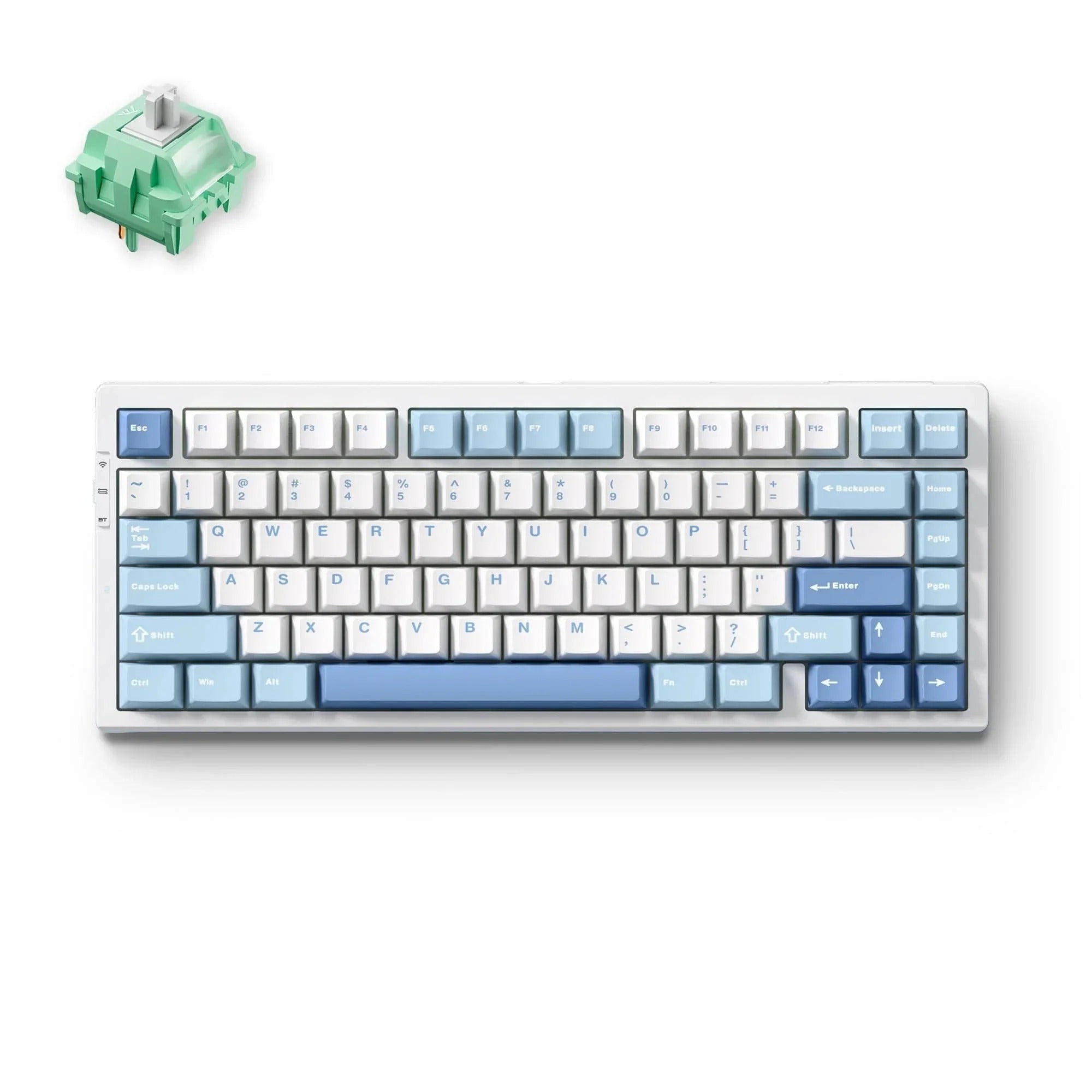 MCHOSE - G75 Pro Tri-Mode Blue - Bezprzewodowa Klawiatura Mechaniczna