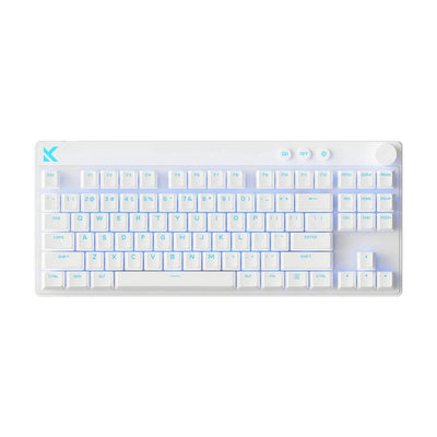 MCHOSE - Mix 87 HE Gaming Keyboard White - Klawiatura Magnetyczna