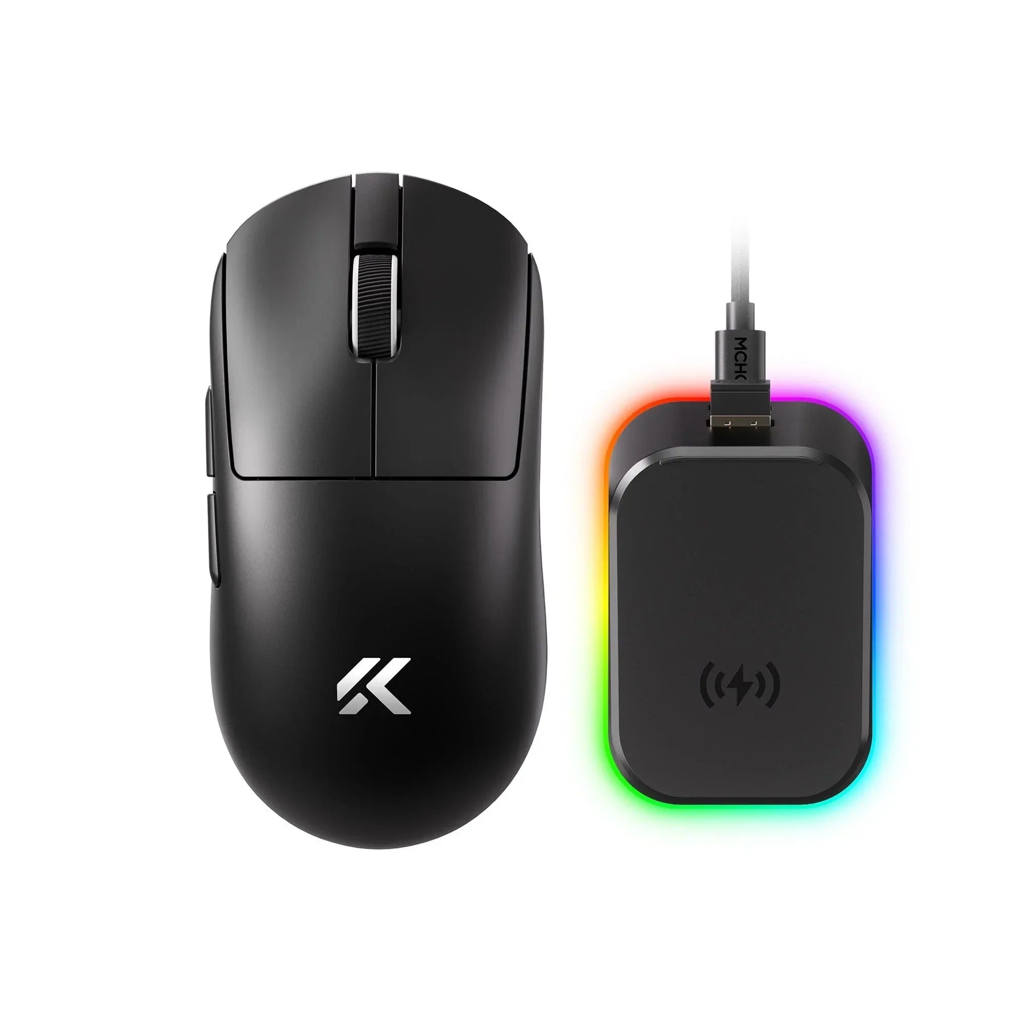MCHOSE - A7 V2 Ultra Plus Lightweight All-round Wireless Gaming Mouse Black - Myszka Bezprzewodowa