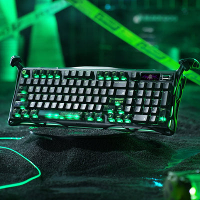 GravaStar - Mercury K98 Pro Phantom Black - Bezprzewodowa Klawiatura Mechaniczna
