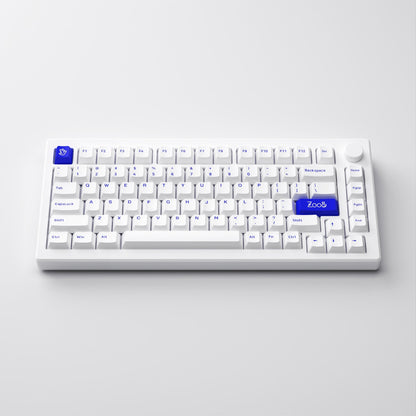 Akko - MOD 007B PC Blue on White Wireless Mechanical Keyboard