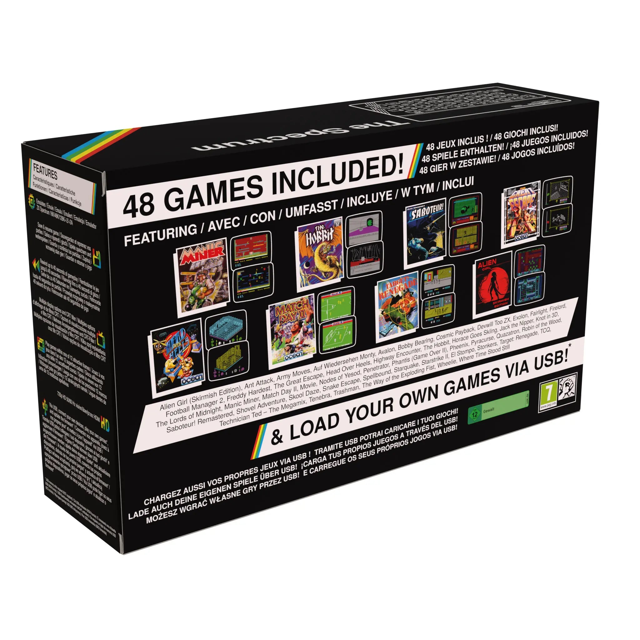 Retro Games - The Spectrum Console - Retro Konsola do Gier