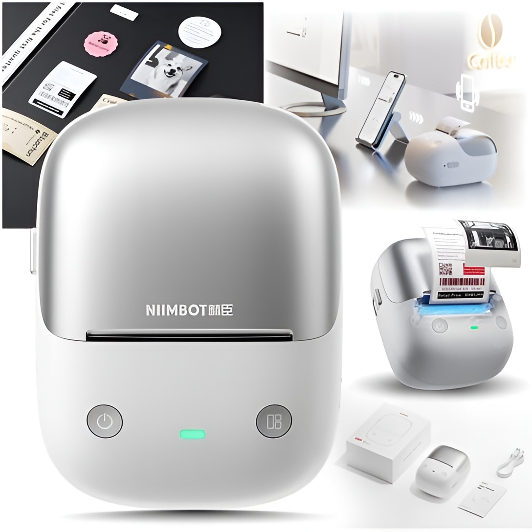 Niimbot - 2inch Thermal Label Printer B2 Pro - Drukarka Termiczna B2 Pro