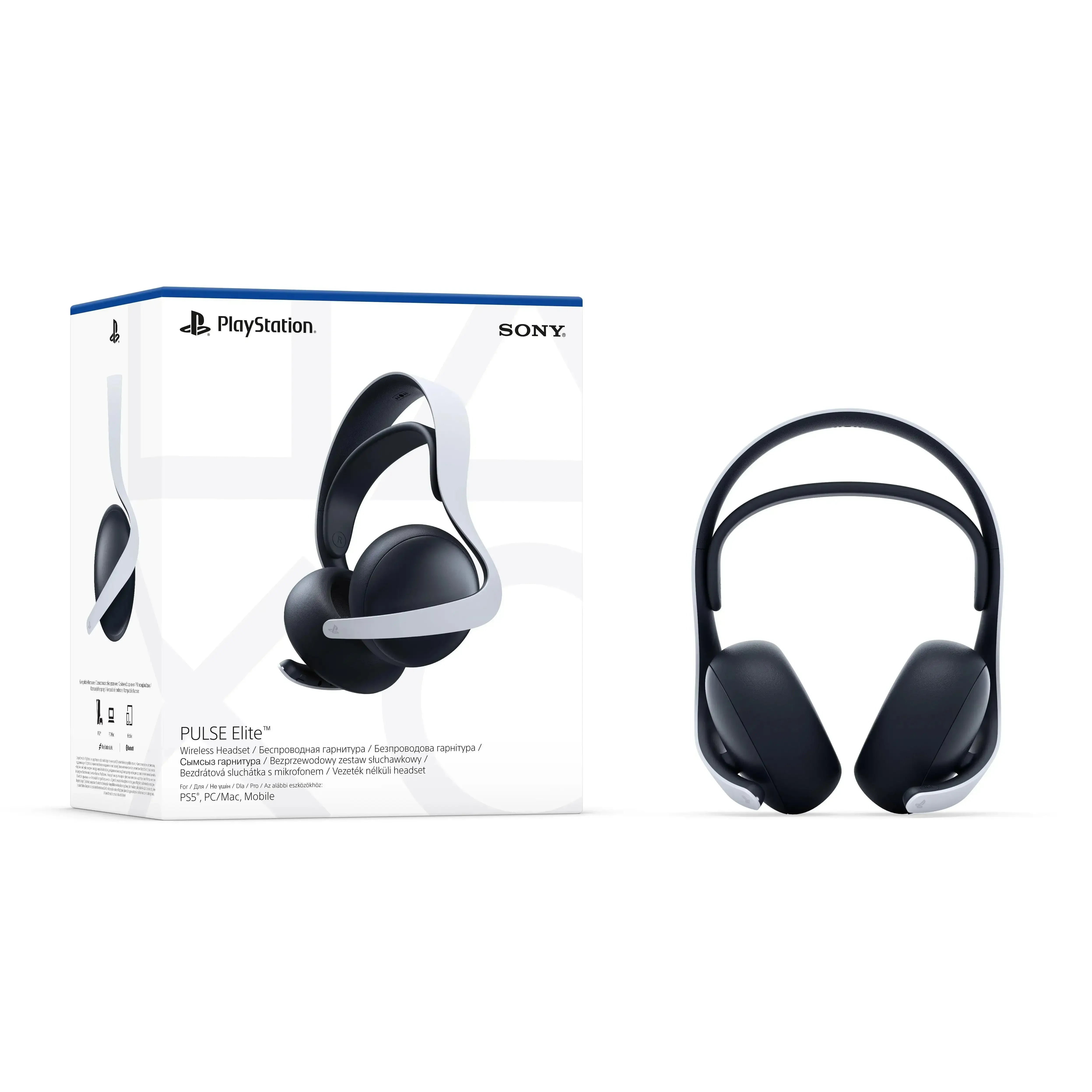 Sony - Wireless Gaming Headphones - Bezprzewodowy zestaw słuchawkowy PULSE Elite™ do PlayStation 5