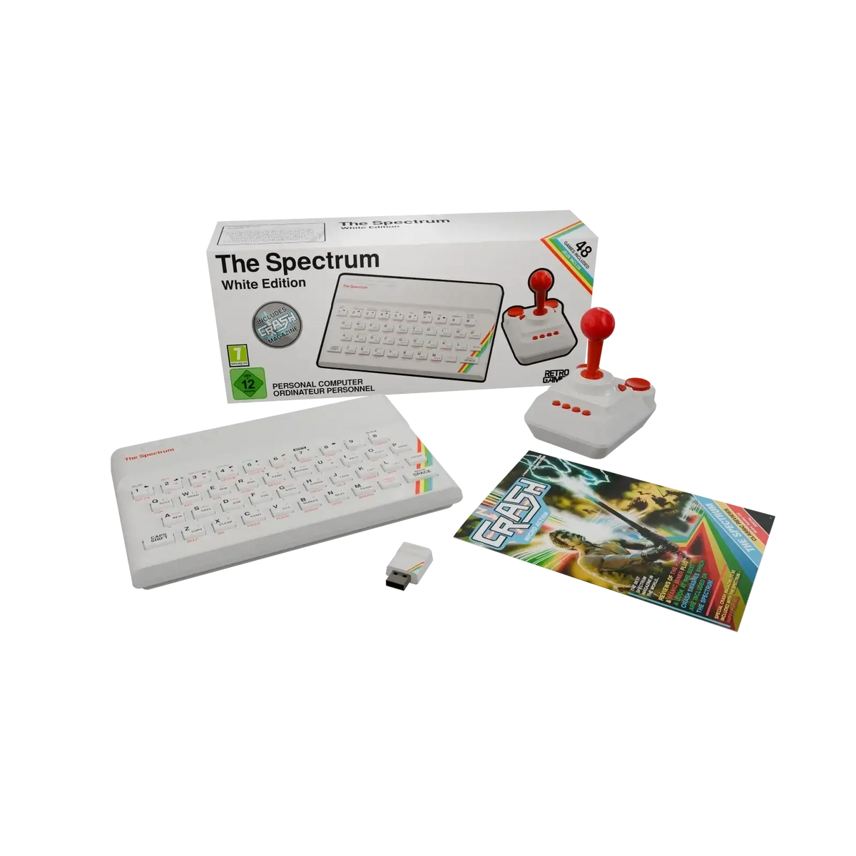Retro Games - The Spectrum White Edition - Zestaw z Retro Konsolą
