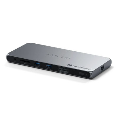 Stacja dokująca Thunderbolt 4 z wieloma portami USB i DisplayLink, akcesorium biurowe