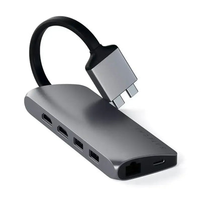 Adapter USB-C z wieloma portami, HDMI, USB, Ethernet, akcesoria do biura i laptopa
