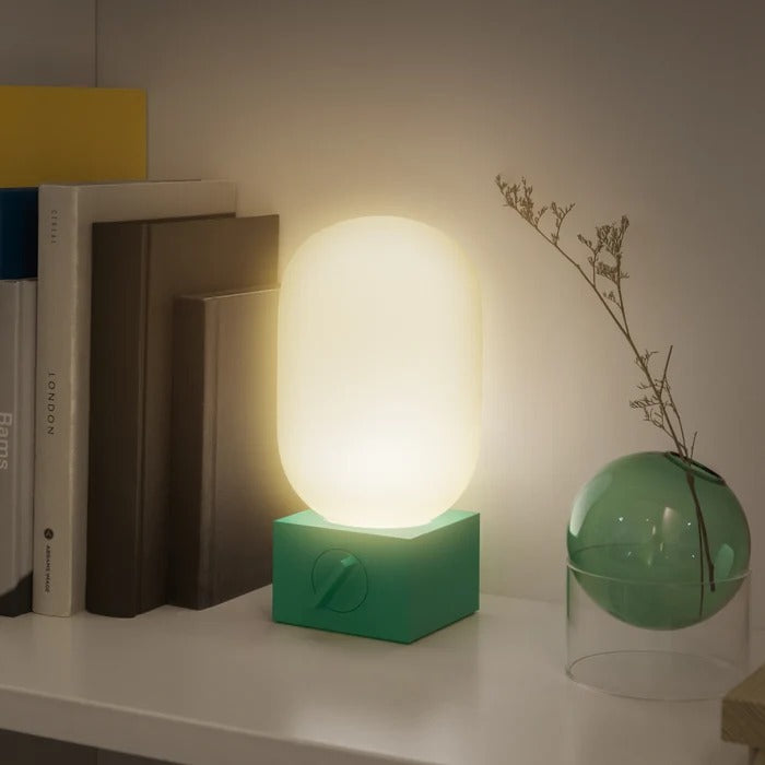 Native Union - Pop Light Portable Light & Powerbank Pine - Lampka Bezprzewodowa z Powerbankiem