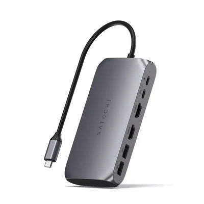 Adapter USB-C do laptopa z wieloma portami HDMI, USB i czytnikiem kart