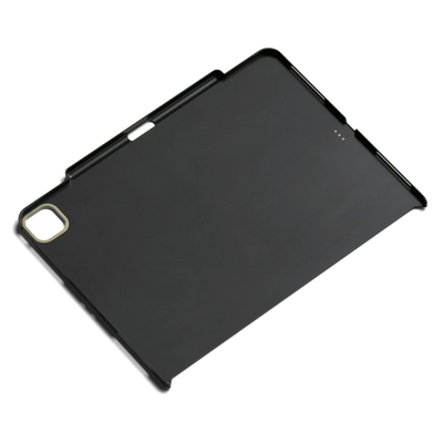 Czarne etui na iPad Pro z ekoskóry, matowe, z wycięciem na aparat