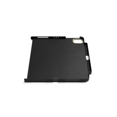 Czarny magnetyczny pokrowiec wegański na iPad Pro z miejscem na Apple Pencil
