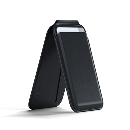 Satechi - Vegan-Leather Magnetic Wallet Stand - Portfel Uchwyt do iPhone