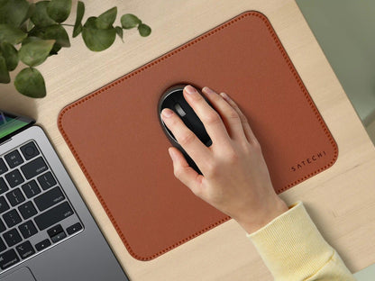 Satechi - Vegan-Leather Premium Mouse Pad - Podkładka Pod Myszkę ze Skóry Wegańskiej