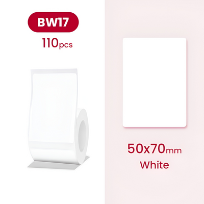 Niimbot - Label T50*70-110 White - Etykiety Termiczne Białe 110 Sztuk