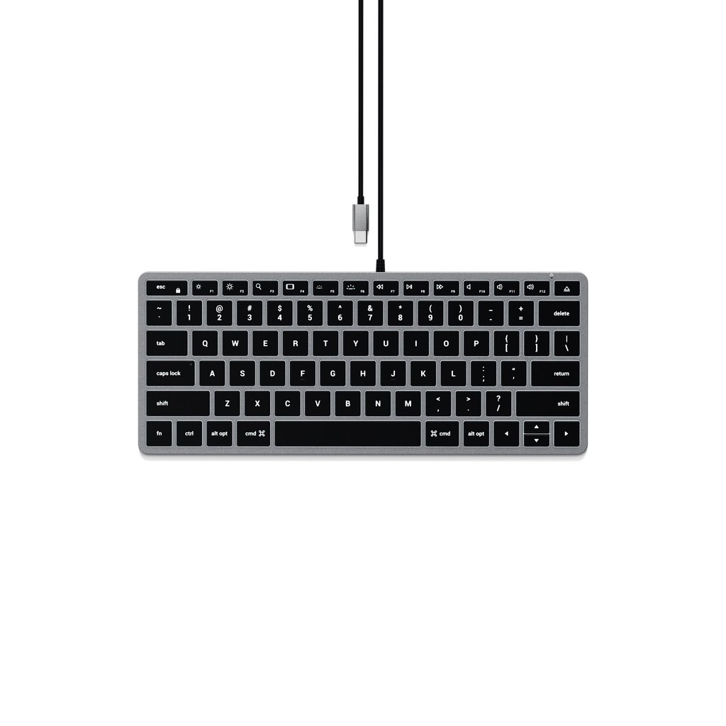 Satechi Slim W1 Wired Backlit Keyboard