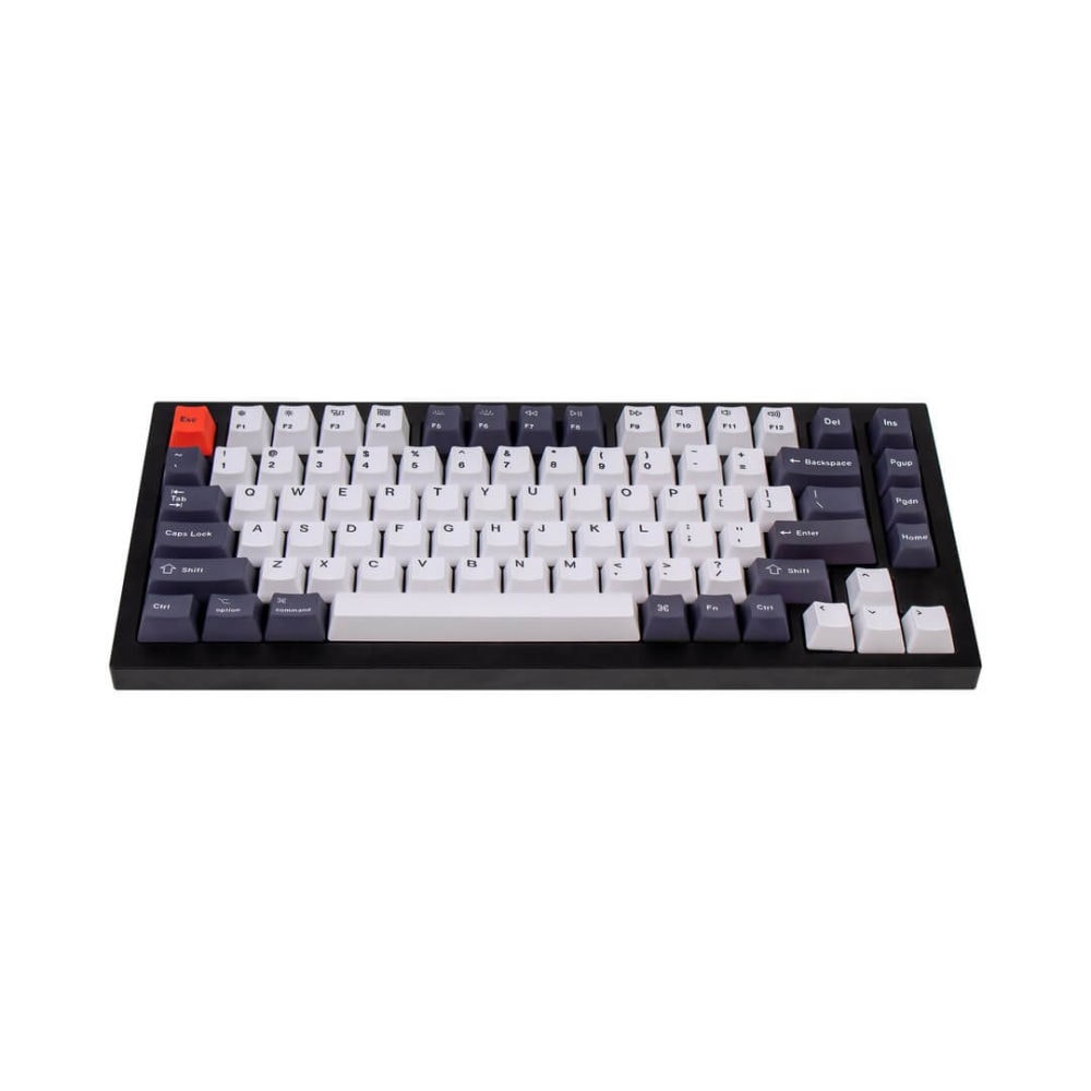Keychron Keycaps - Q1 & K2 OEM Dye-Sub PBT Keycap Set - Bluish Black White