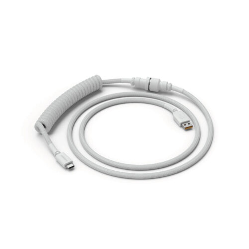 Glorious Coiled Cable Kabel USB-A - USB-C White
