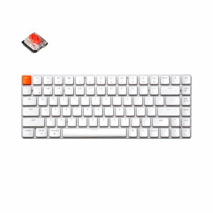 Keychron - K3 Non-Backlight Ultra-Slim Wireless Mechanical Keyboard v2 - Biała Bezprzewodowa Klawiatura Mechaniczna Slim