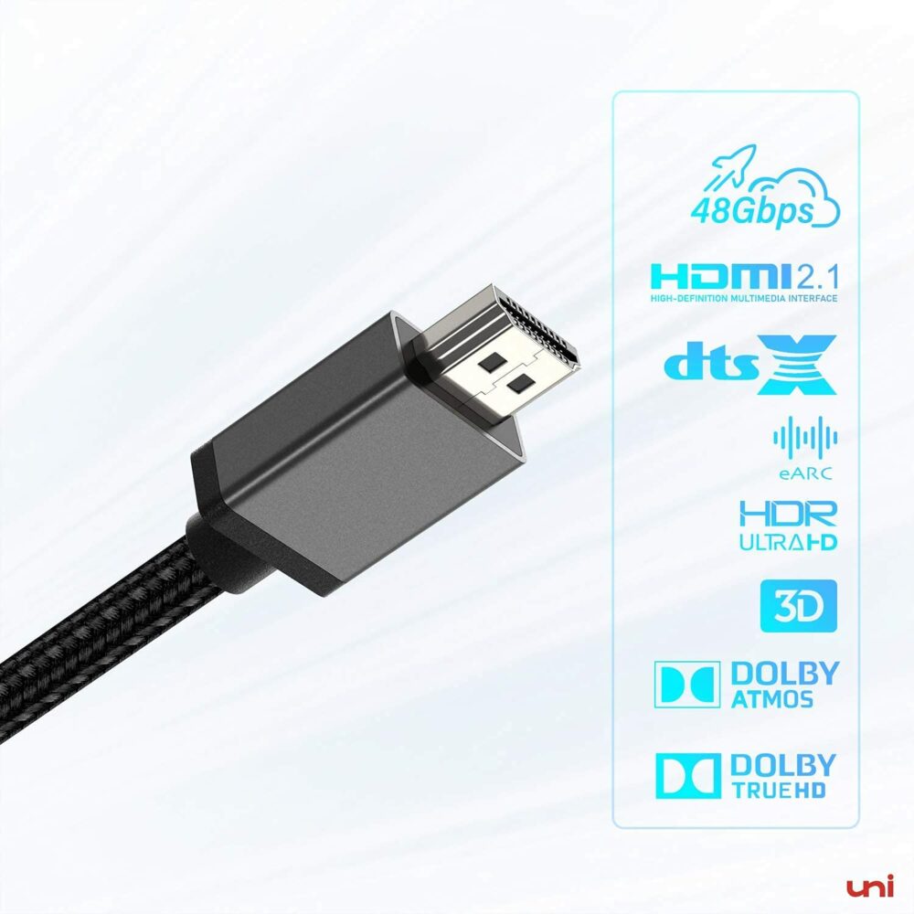 Uni HDMI to HDMI 8k Cable - Kabel HDMI 8k