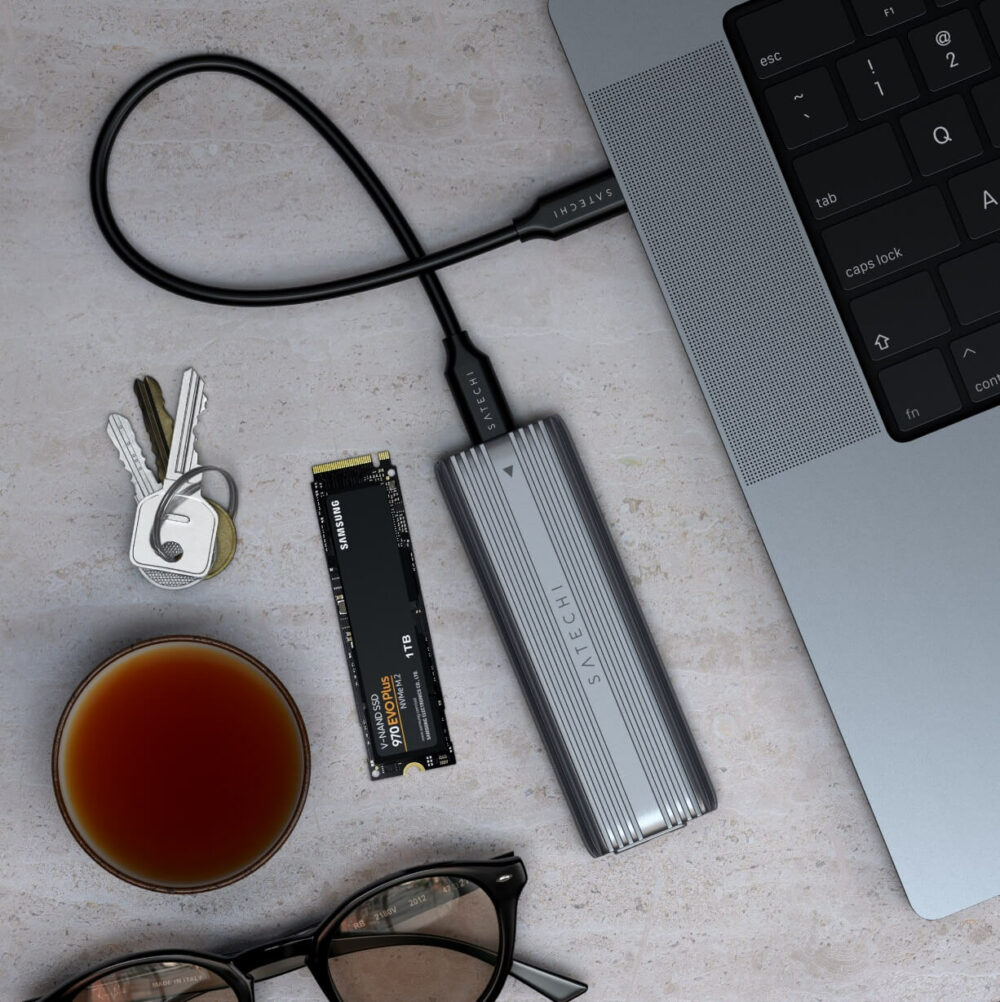 Satechi USB-C NVMe and SATA SSD Enclosure - Adapter do SSD