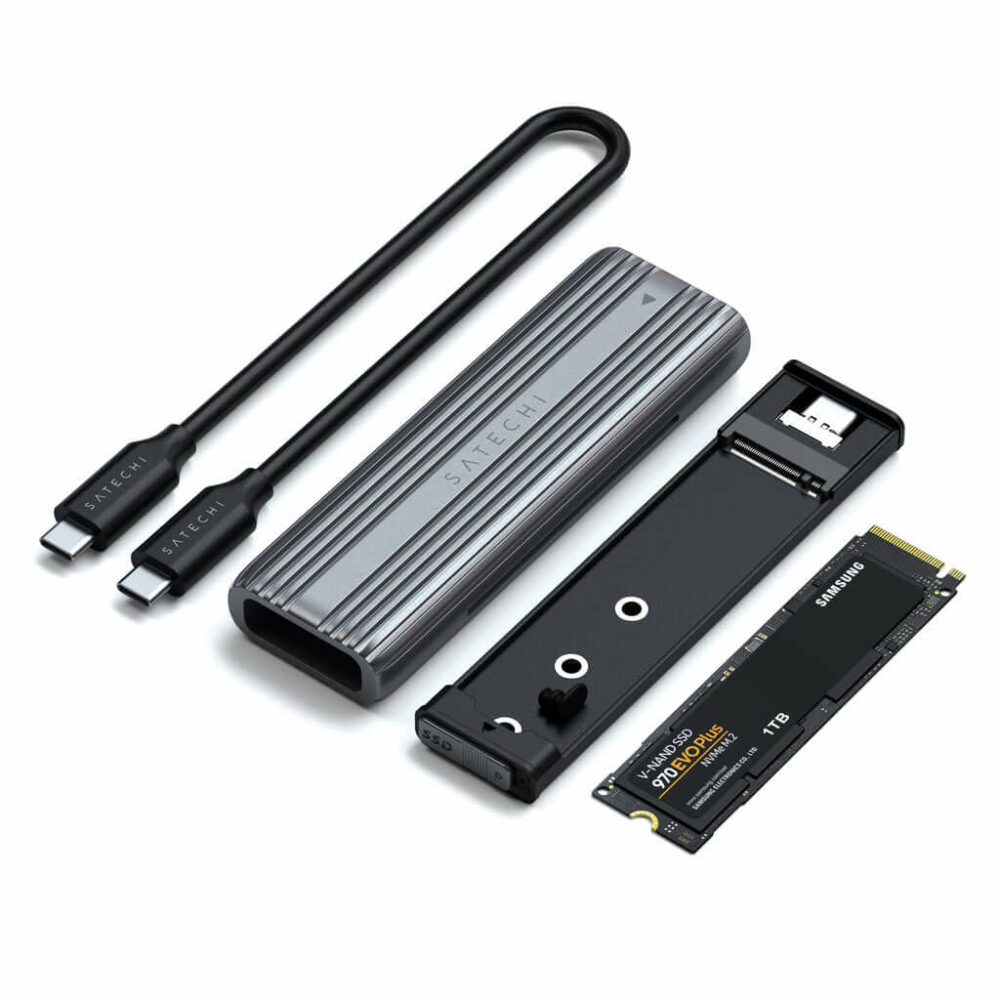 Satechi USB-C NVMe and SATA SSD Enclosure - Adapter do SSD